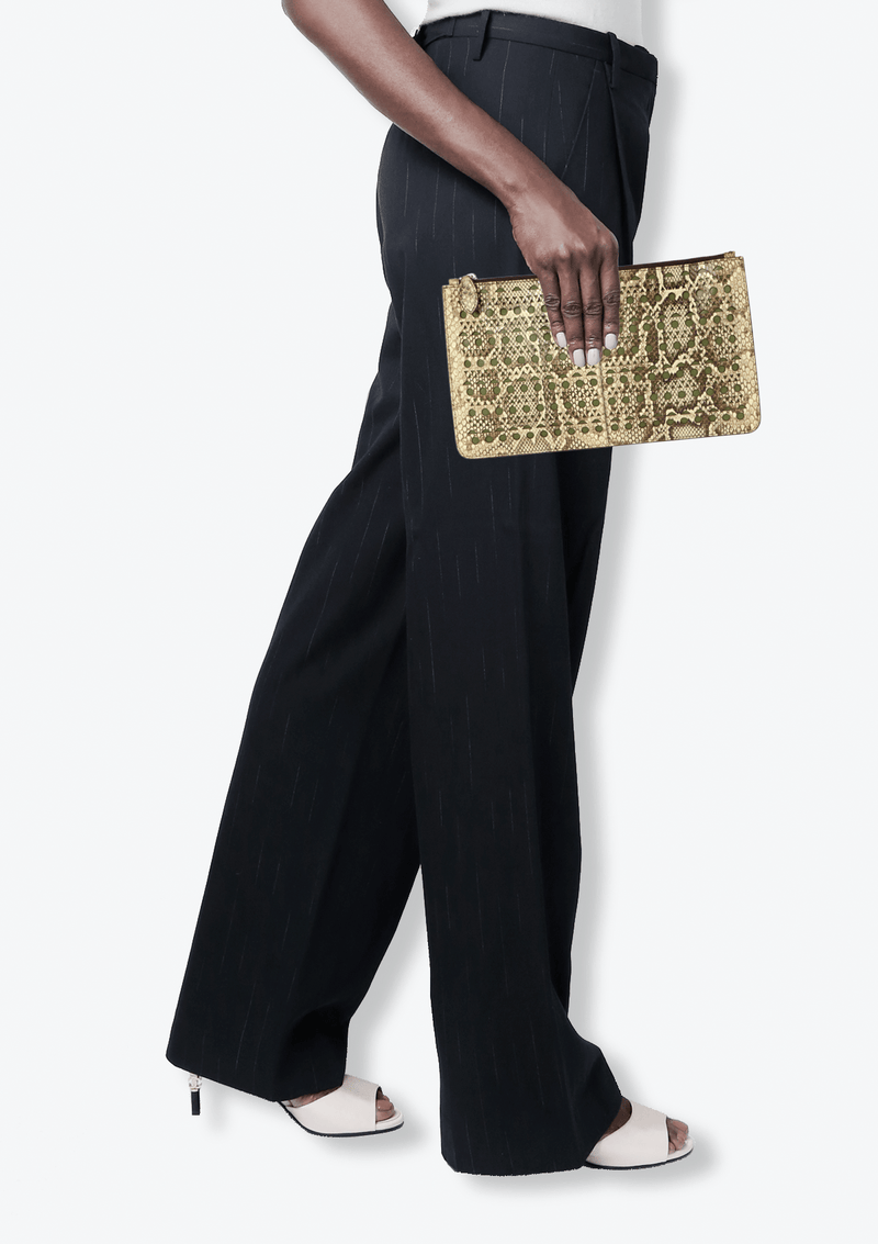 SNAKESKIN CLUTCH