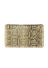 SNAKESKIN CLUTCH