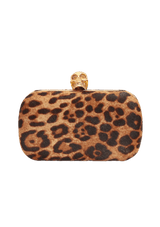 LEOPARD SKULL BOX CLUTCH