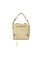 AGNEAU CLASSIC HARDWARE DAY HOBO BAG