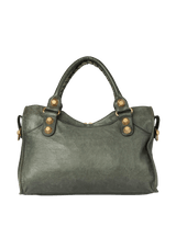 AGNEAU GIANT 21 GOLD HARDWARE CITY BAG