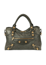 AGNEAU GIANT 21 GOLD HARDWARE CITY BAG