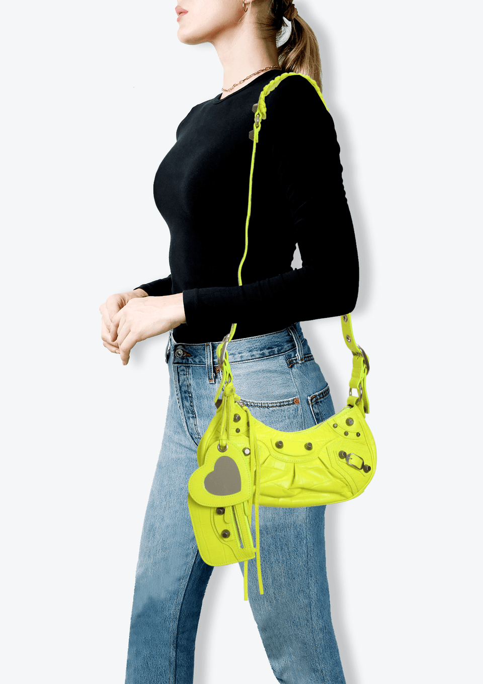 BOLSA BALENCIAGA LE CAGOLE XS VERDE ORIGINAL – Gringa