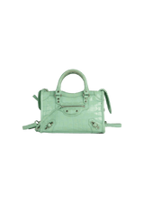 BOLSA BALENCIAGA MOTOCROSS CLASSIC NANO CITY CROCODILE EMBOSSED