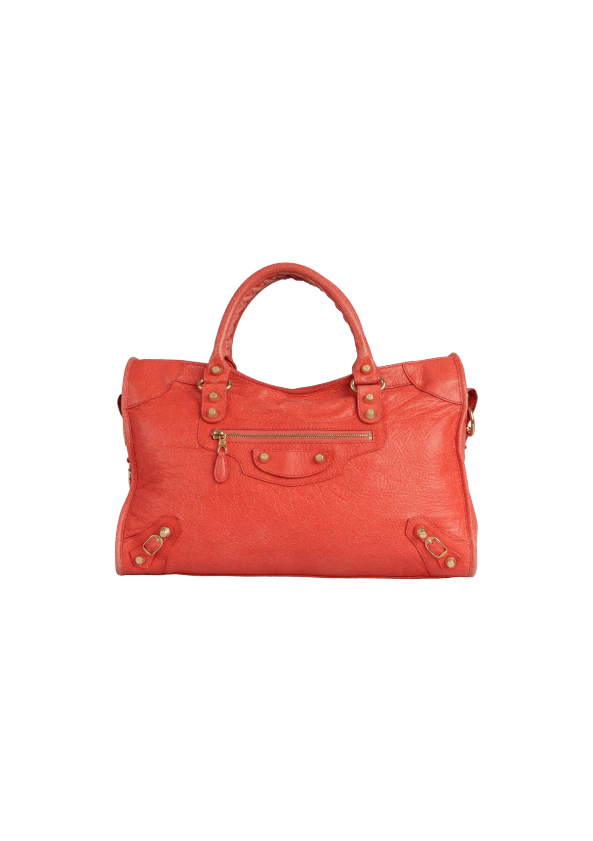 BOLSA BALENCIAGA MOTOCROSS GIANT 21 CITY LARANJA ORIGINAL – Gringa