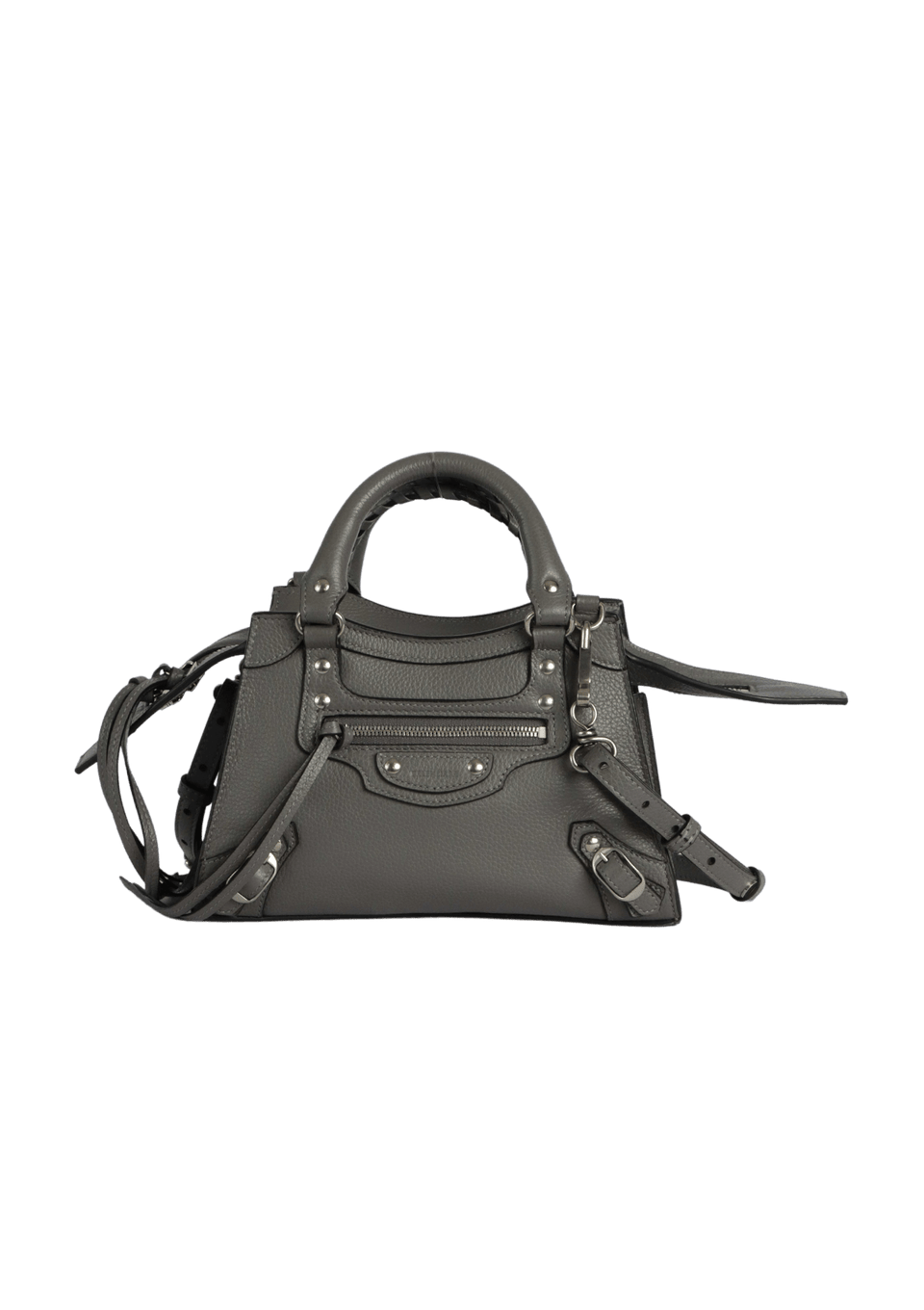 BOLSA BALENCIAGA NEO CLASSIC MINI CINZA ORIGINAL – Gringa