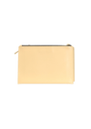 TWO-TONE LEATHER POUCH