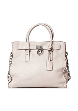 BELTED LEATHER SATCHEL