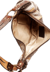 BOLSA BOHO CHIC SADDLE BAG COACH MARROM ORIGINAL
