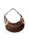 BOLSA BOHO CHIC SADDLE BAG COACH MARROM ORIGINAL