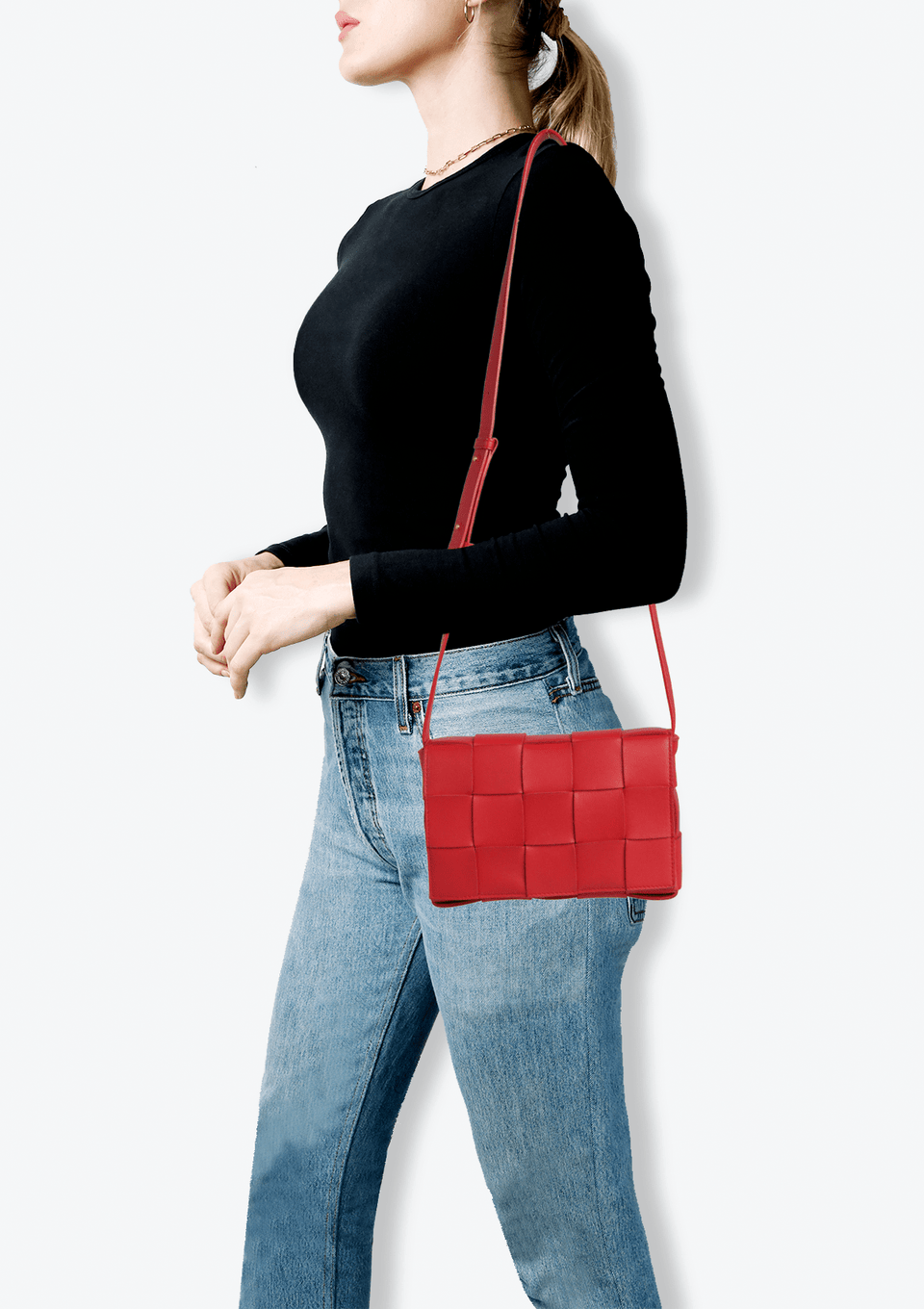 BOLSA BOTTEGA VENETA CASSETTE BAG VERMELHO ORIGINAL – Gringa