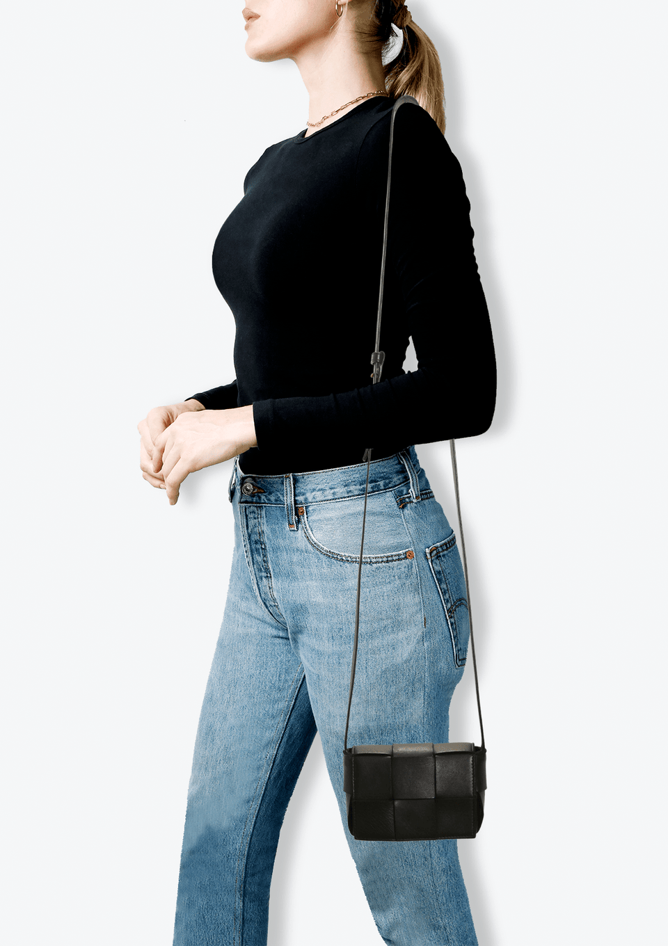 BOLSA BOTTEGA VENETA EXTRA MINI CASSETTE BAG PRETO ORIGINAL – Gringa