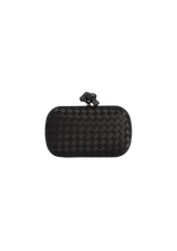 INTRECCIATO SATIN KNOT CLUTCH