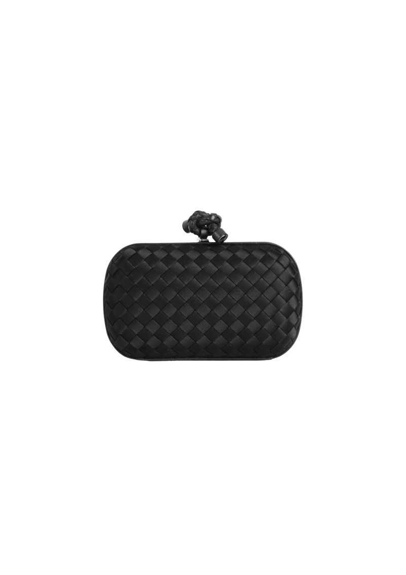 INTRECCIATO SATIN KNOT CLUTCH