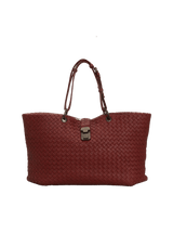 MEDIUM INTRECCIATO WASHED NAPPA CAPRI TOTE
