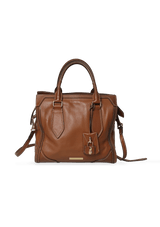 LEATHER BOWLER BAG