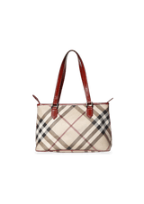 CANTERBURY NOVA CHECK CANVAS TOTE