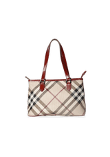 CANTERBURY NOVA CHECK CANVAS TOTE