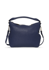 GRAINED LEATHER HOBO
