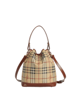 HAYMARKET CHECK BUCKET BAG