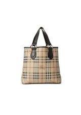 HAYMARKET CHECK CANVAS TOTE