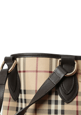 HAYMARKET CHECK CANVAS TOTE