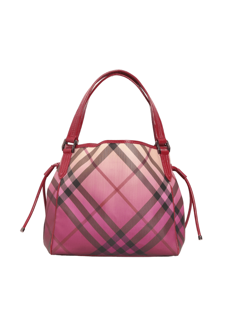 BOLSA BURBERRY NOVA CHECK BILMORE VINHO ORIGINAL Gringa
