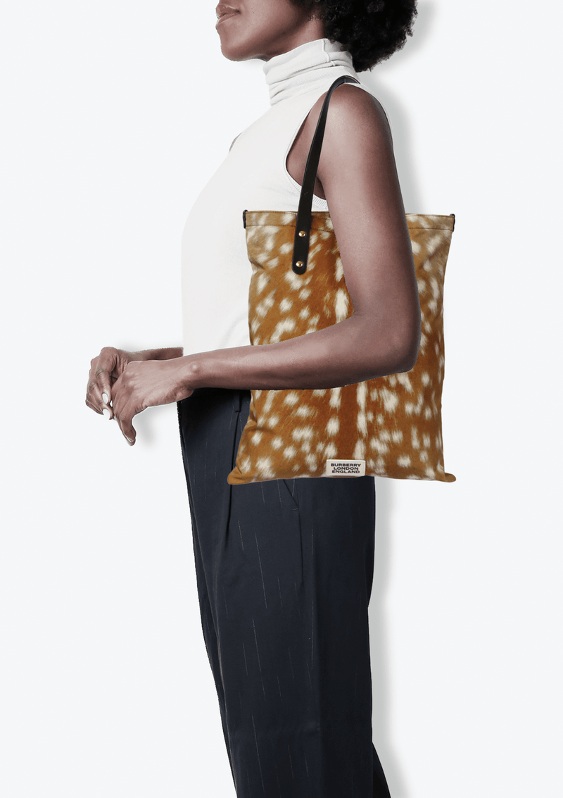 NYLON PRINTED TOTE BAG