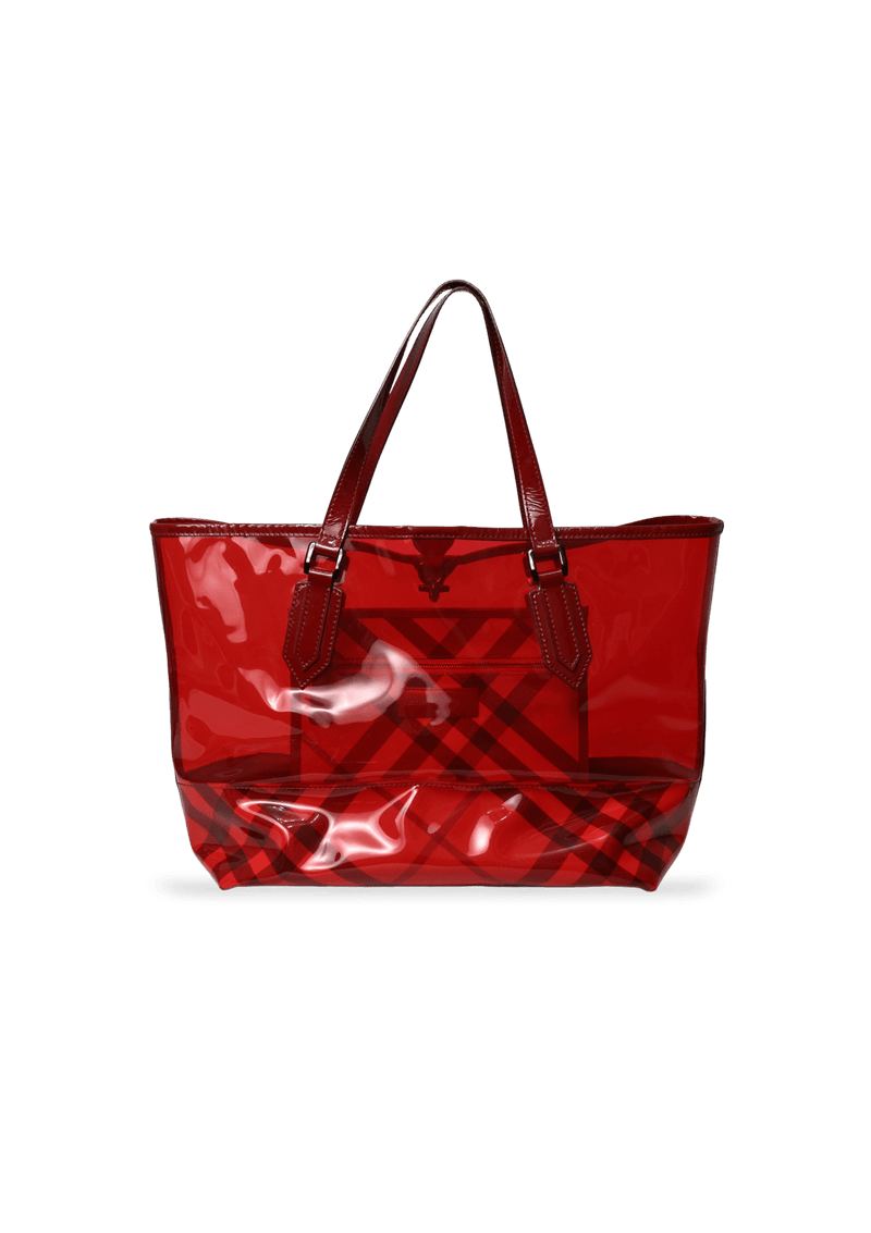 PVC/CANVAS TOTE