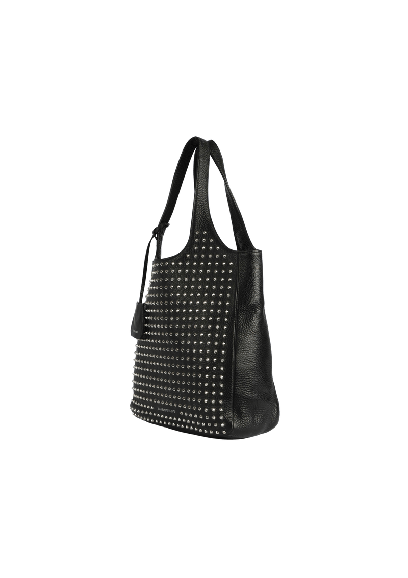 STUDDED SHOPPER BAG