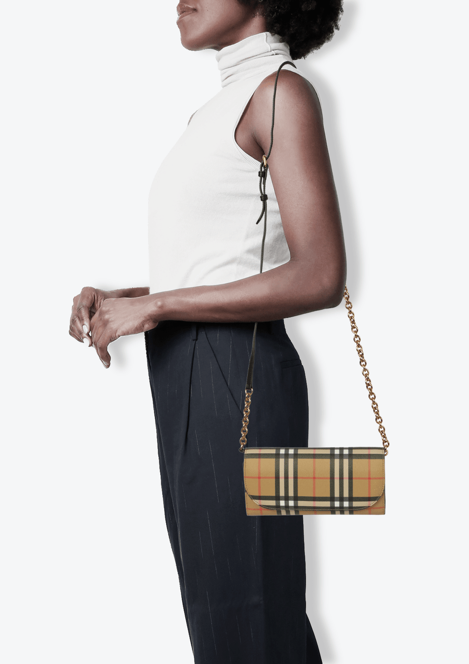 VINTAGE CHECK CROSSBODY BAG