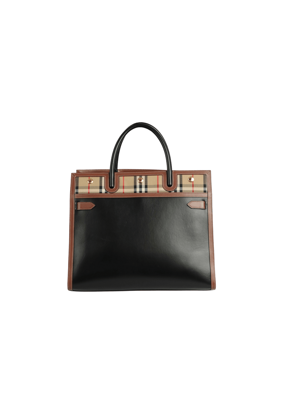 VINTAGE CHECK TITLE BAG