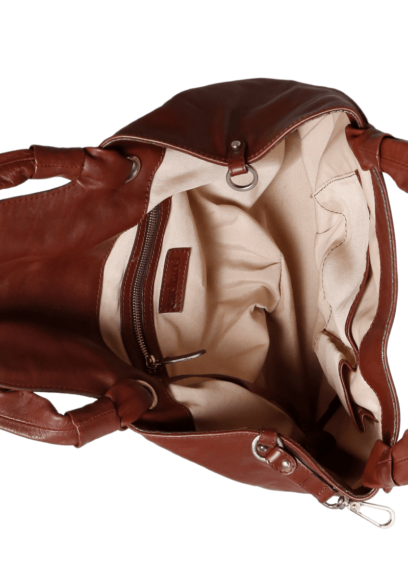 LEATHER SHOULDER BAG