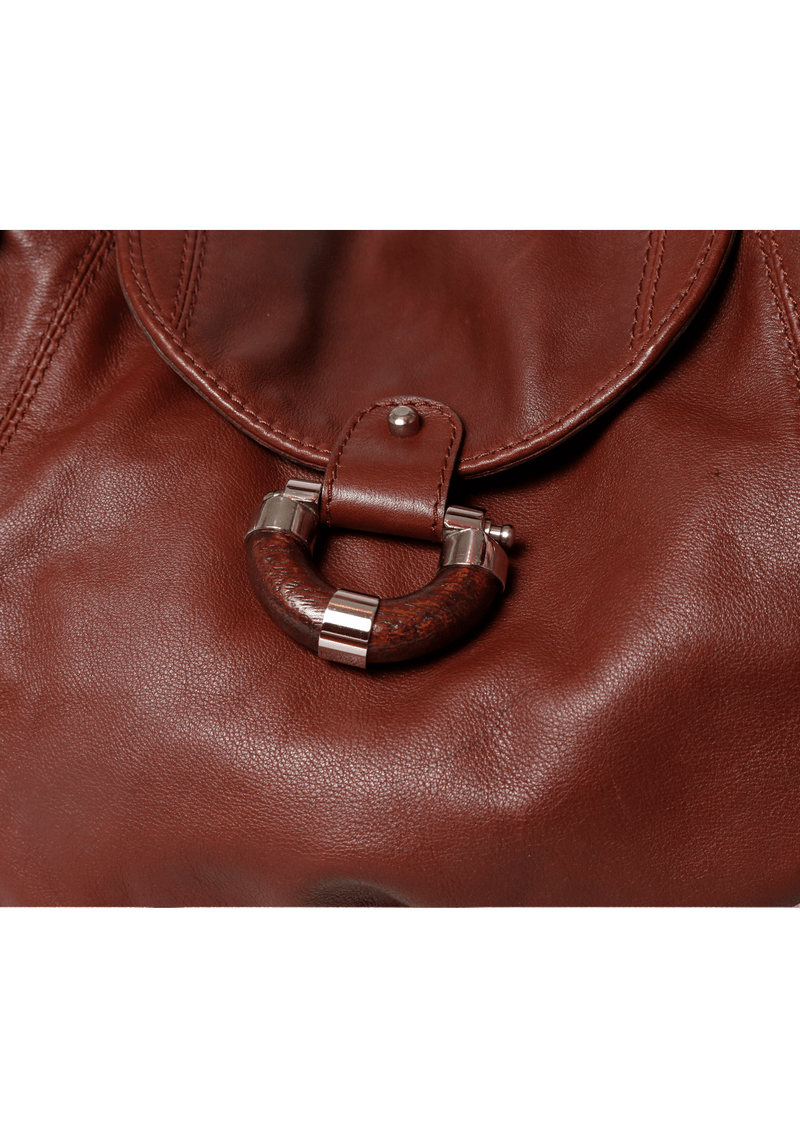 LEATHER SHOULDER BAG