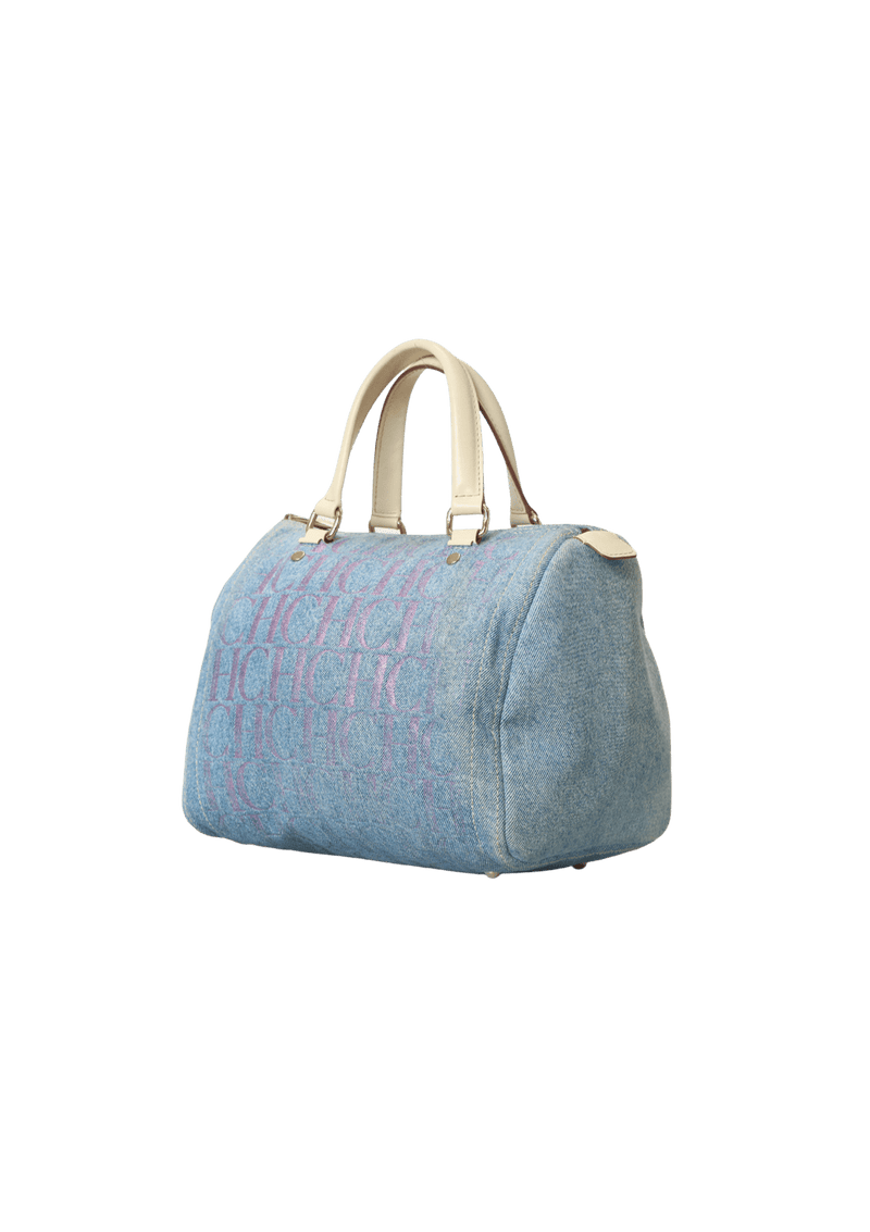 ANDY DENIM HANDLE BAG