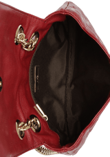 LEATHER BOW BAG