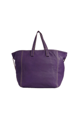 LEATHER CHAIN TOTE BAG