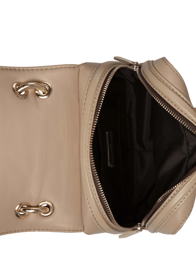 LEATHER FLAP BAG