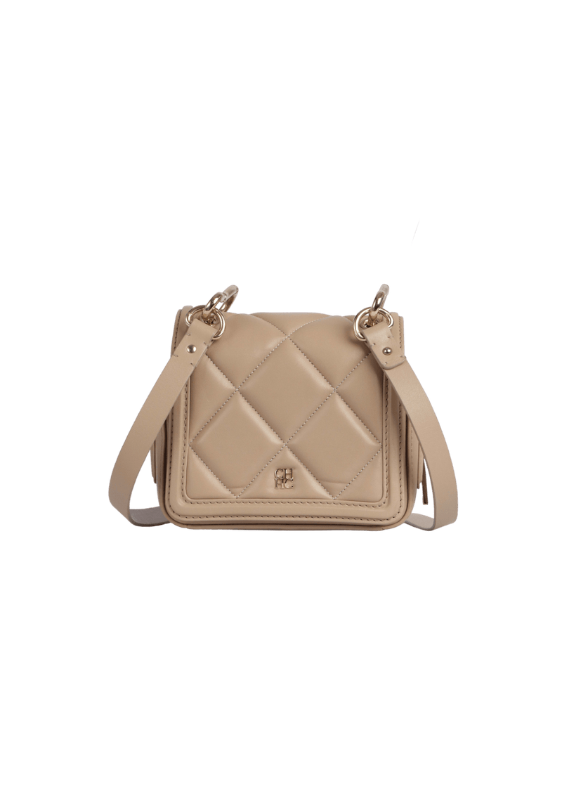 LEATHER FLAP BAG