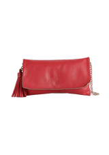 LEATHER TASSEL BAG