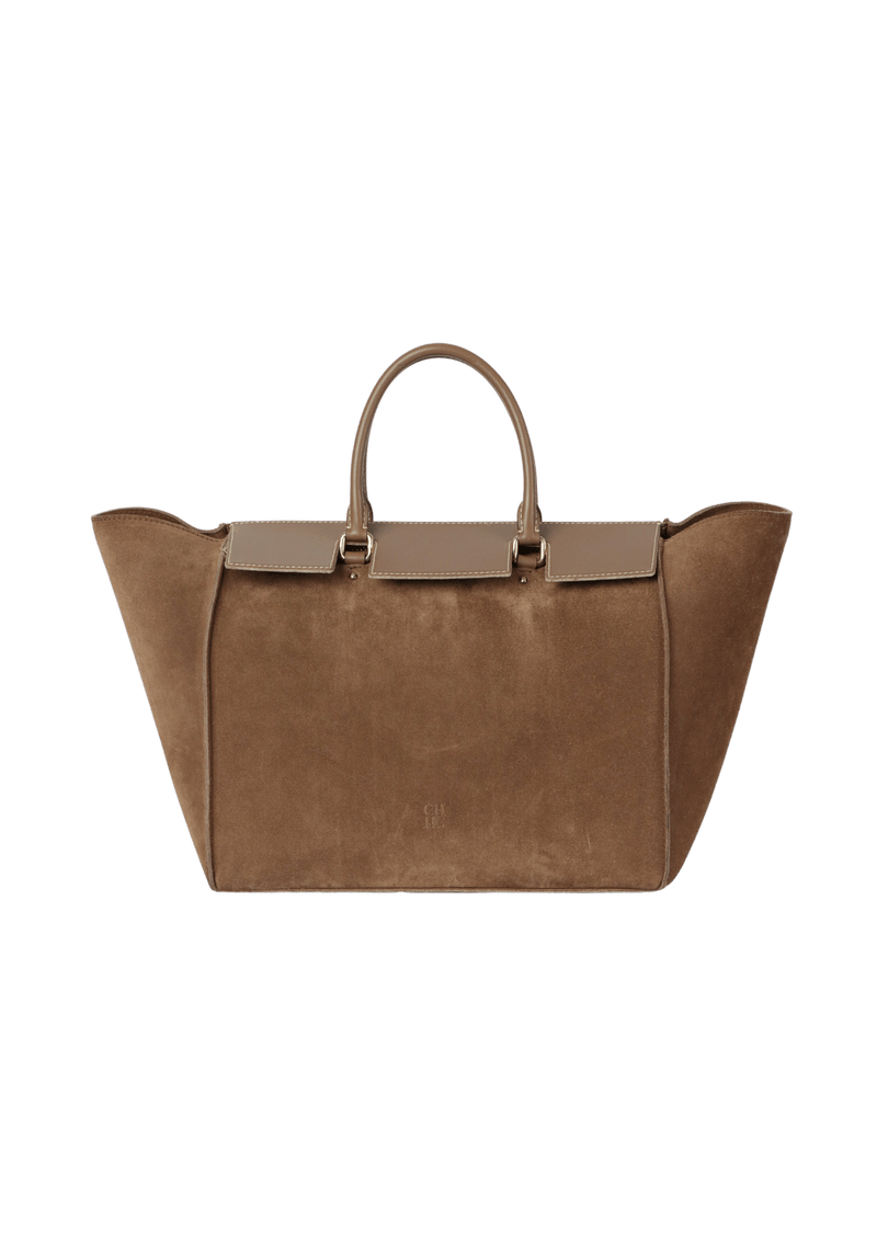 SUEDE TOTE BAG