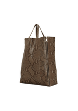 VERTICAL GUSSET CABAS TOTE BAG