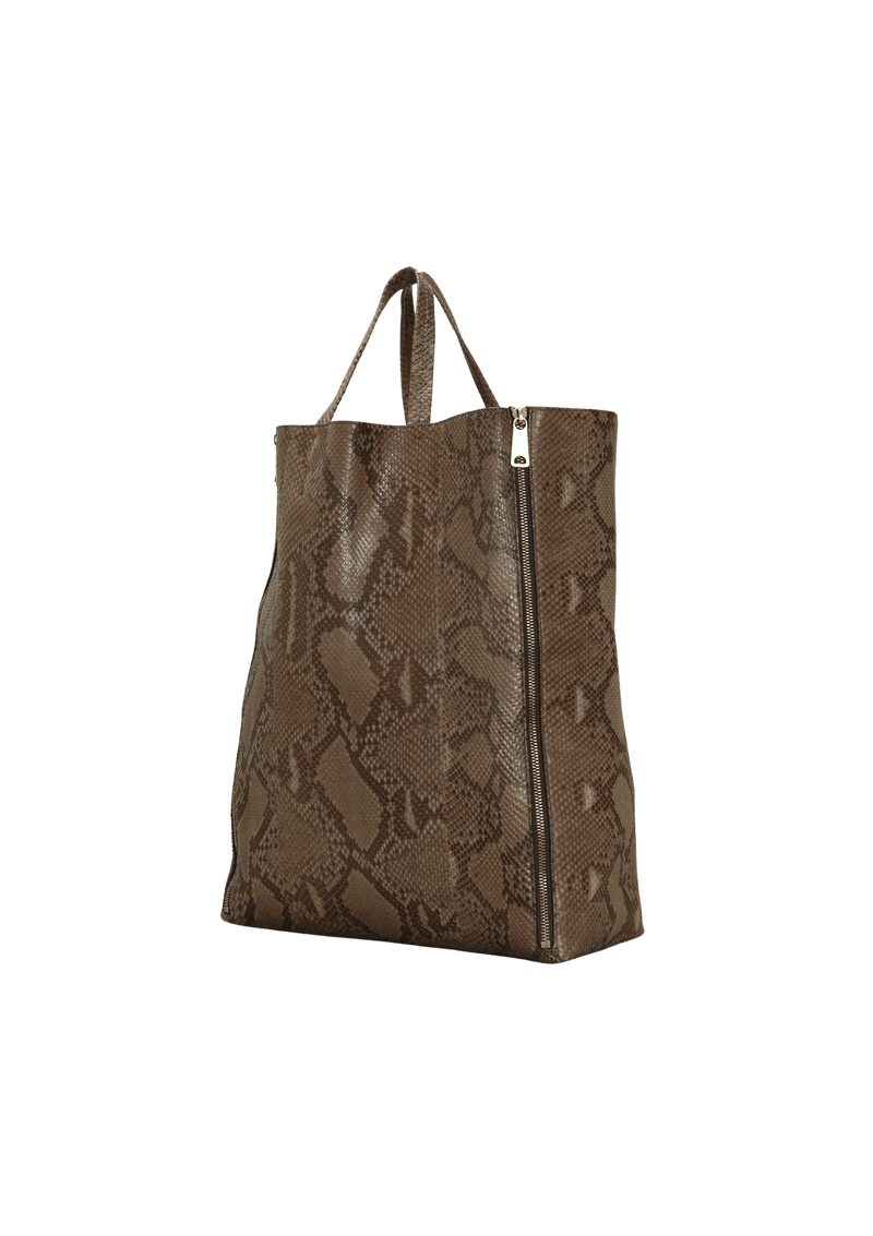 VERTICAL GUSSET CABAS TOTE BAG