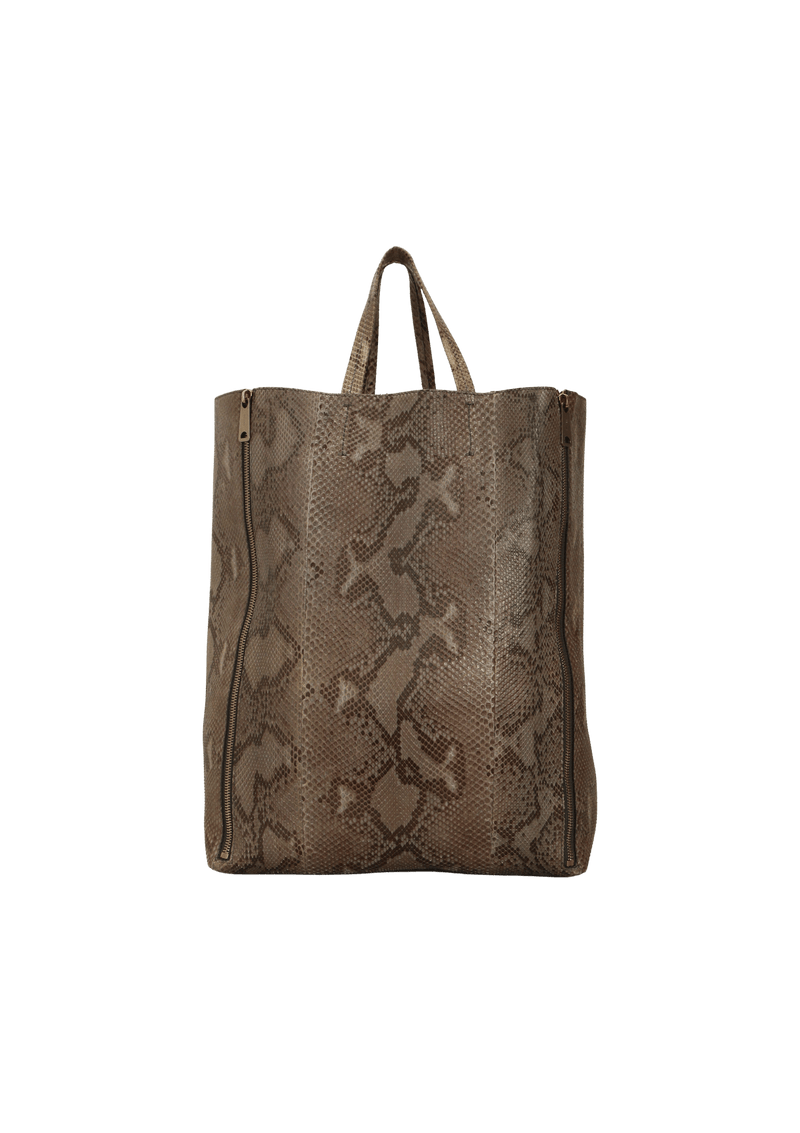 VERTICAL GUSSET CABAS TOTE BAG