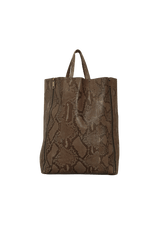 VERTICAL GUSSET CABAS TOTE BAG