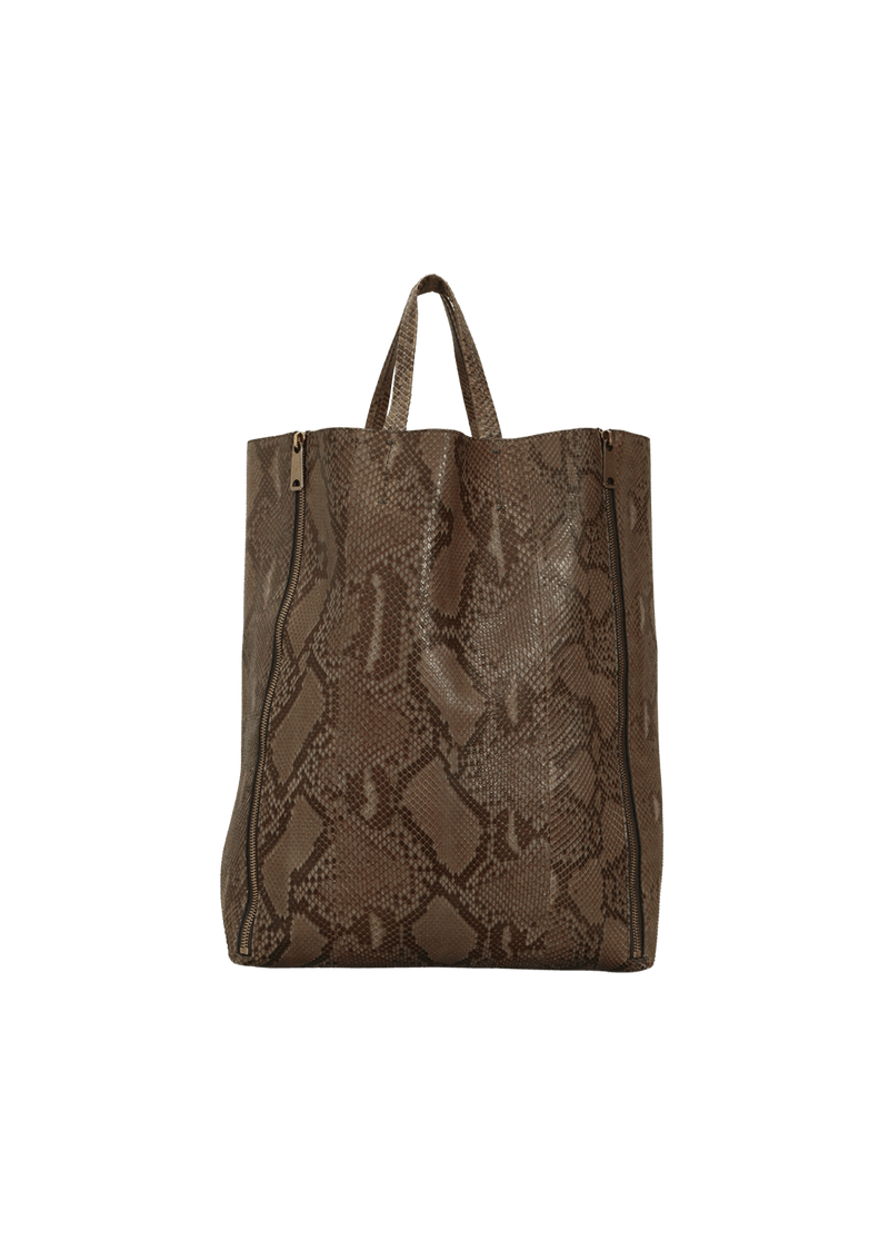 VERTICAL GUSSET CABAS TOTE BAG