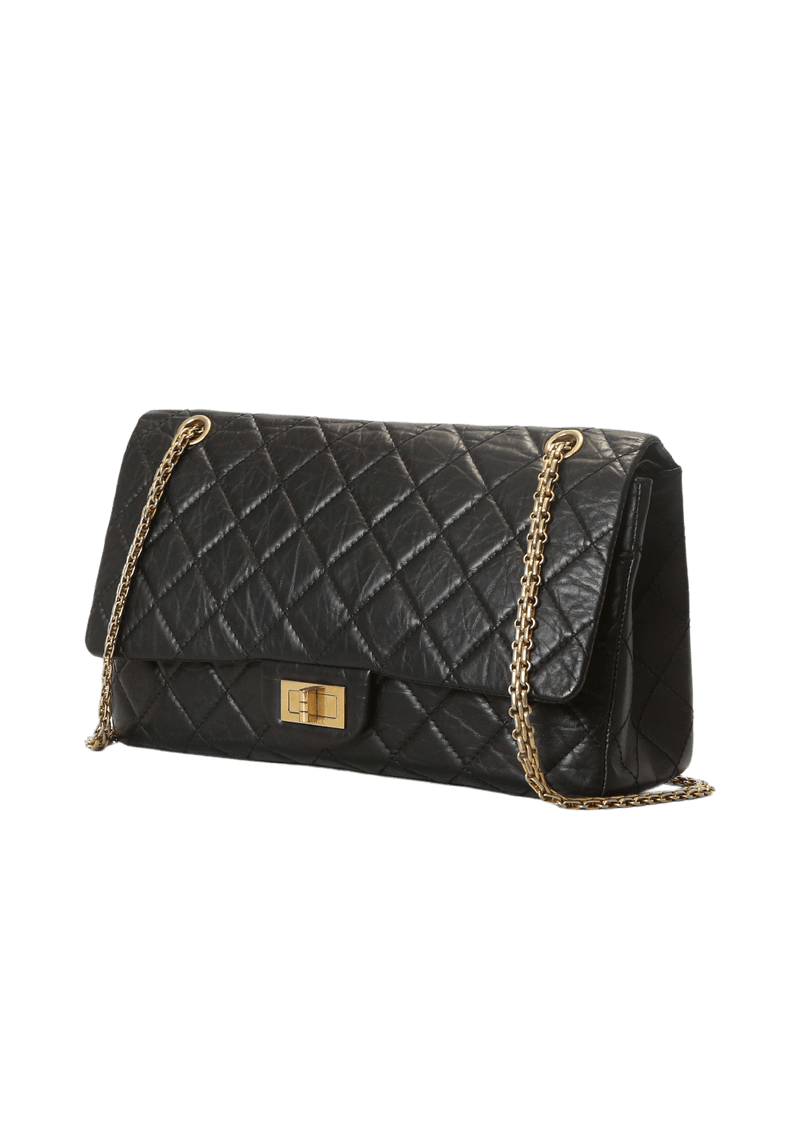 Bolsa Chanel 2.55 Clássica Double Flap 227 Preta