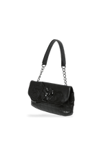 CAMELLIA NO. 5 QUILTED FLAP BAG