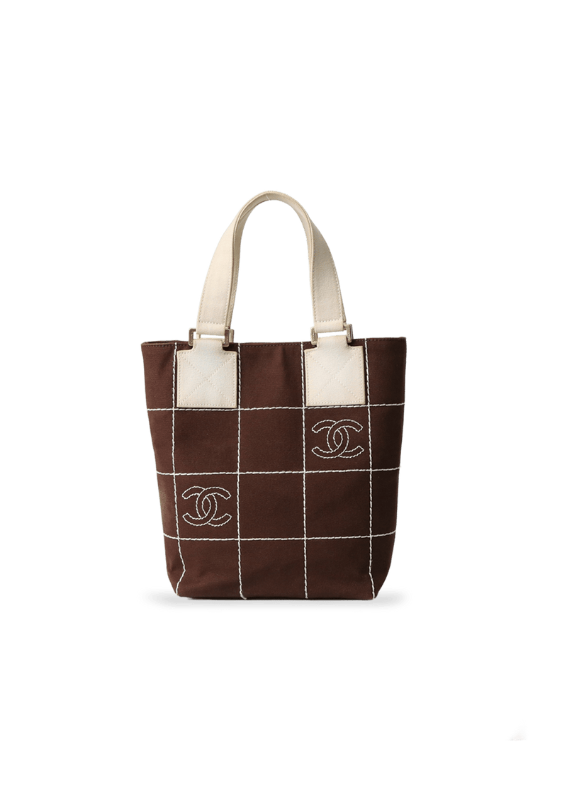 VINTAGE SQUARE STITCH CC TOTE