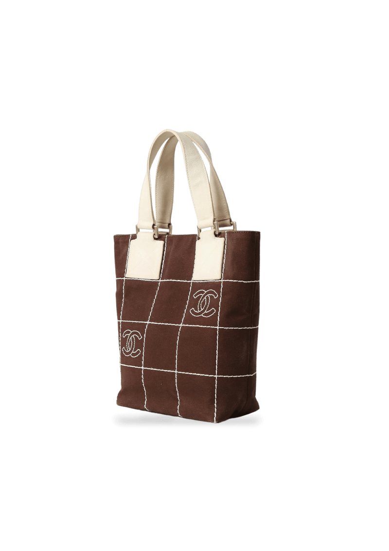 VINTAGE SQUARE STITCH CC TOTE